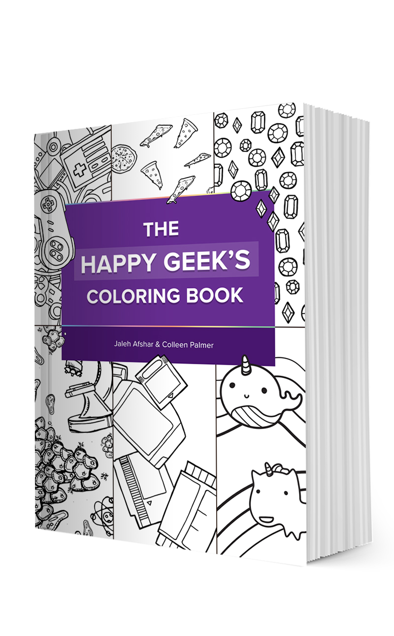 The Happy Geek's Coloring Book